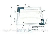 Стекло заднее (распашной двери) левое MINI CLUBMAN 2007-