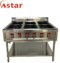 Газовая плита 6 конфорочная (11 см)