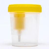 Контейнер для мочи 120 мл со встроенным устройством для вакуумного отбора мочи