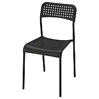 Стул АДДЕ стул, черный ИКЕА, IKEA