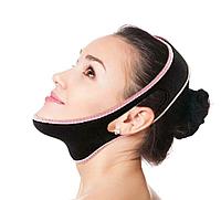 Бандаж косметический, для подтяжки овала лица, от второго подбородка, нейлон