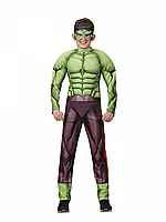 Карнавальный костюм "Халк" с мускулами. Мстители. 1907