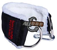 Нейлоновый ремень с шерстяной подкладкой для тренировки мышц бедра и ягодиц, с логотипом (FT-AS01-NLN)