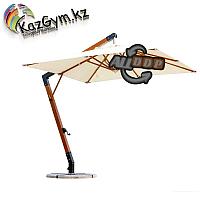 Зонт Wood Lux, 3х3м, квадратный, бежевый