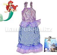 Платье Русалочки Карнавальный костюм русалочка для девочки (XF-6919)