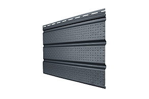 Софит полностью перфорированный графит (Acryl) от Grand Line