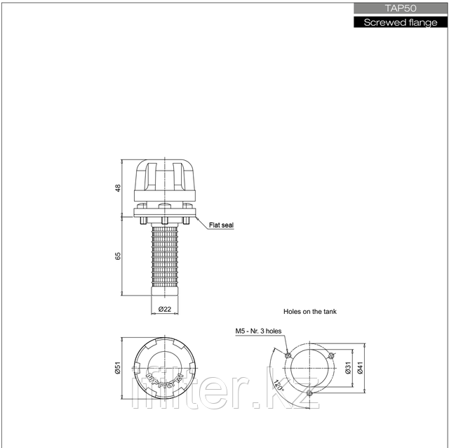 Сапуны серии TAP50 от MP Filtri