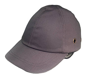 Каскетка защитная для строителей серый
