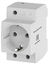 SQ0209-0001 Розетка с заземляющим контактом РАр10-3-ОП Shuko TDM