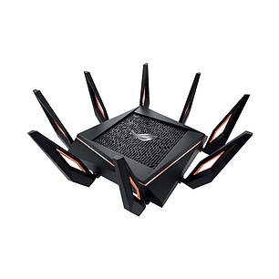 Трехдиапазонный игровой маршрутизатор , ASUS, GT-AX11000, до 11000 Мбит/с, Wi-Fi 6 (802.11ax), External antenna x 8, 1GE Порт WAN,, фото 1