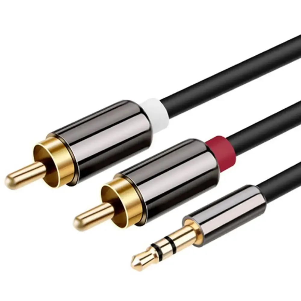 AUX кабель M&S 23T AUX / 3,5mm Mini Jack - 2 x RCA 10m