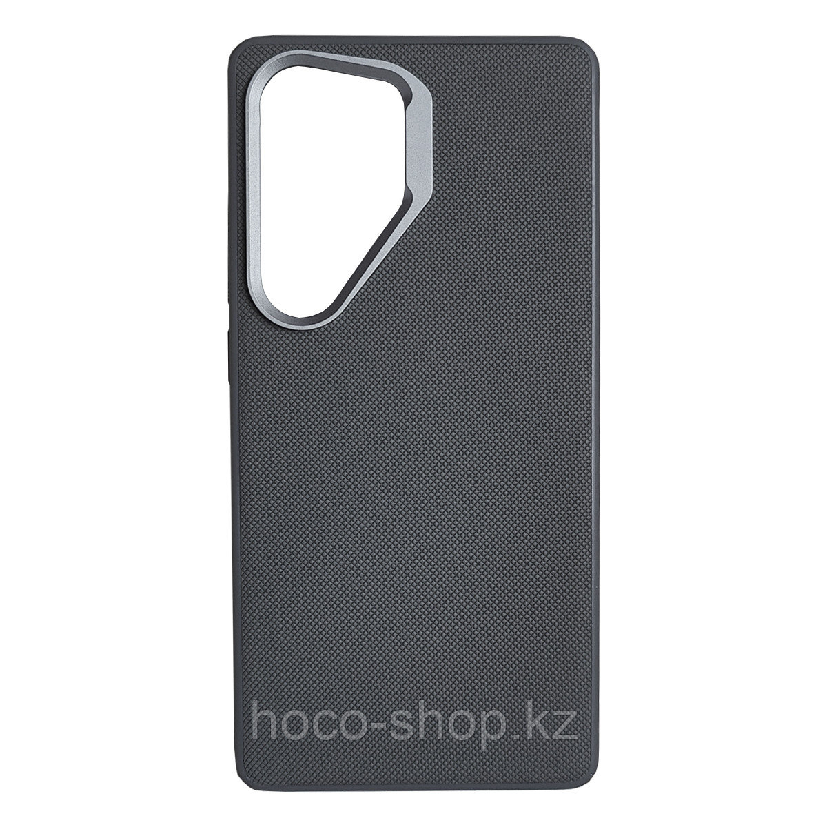 S25 Ultra Vegan Leather Case Экокожа Серый