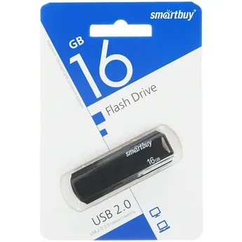 USB накопитель Smartbuy 16GB Clue Black