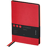 Ежедневник недатир. A5, 136л., кожзам, Berlingo "Fuze", цветной срез, красный, фото 2