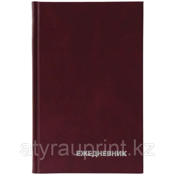Ежедневник недатир. A5, 160л., бумвинил, OfficeSpace, бордовый