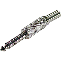 Разъем PRATT Stereo Jack 6,3mm TRS (male)