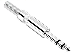 Разъем PRATT Stereo Jack 6,3mm TRS (male)