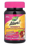 Nature's Way, Alive!, мультивитаминный комплекс для женщин, 50 таблеток, фото 3