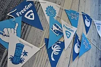 Флажки гирлянды