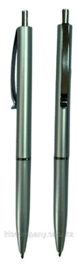 Стильные серебристые ручки с логотипом - фото 1 - id-p122344248