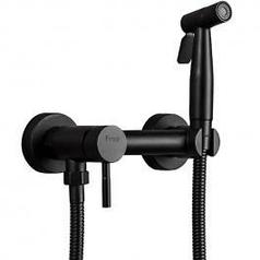 Смеситель Frap с гигиеническим душем F7503 Черный