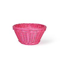 Fissman Плетеная корзинка круглая 19x10 см (пластик)