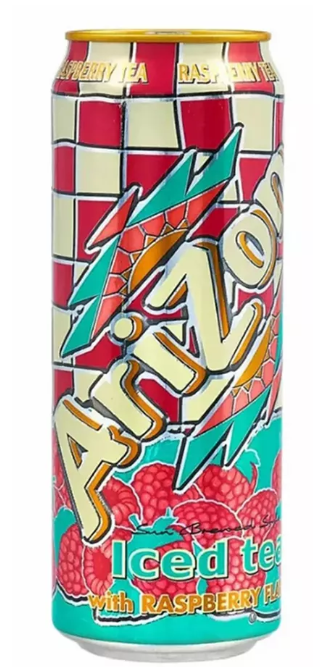 Напиток AriZona со вкусом Малины 650ml (24 шт. в упак)
