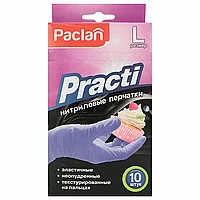 Перчатки Paclan виниловые для приготовления пищи 5 пар M-L 407720