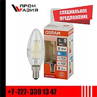 Лампа LED Филаментная свеча прозрачная 4Вт 2700К E14