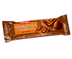 Шоколад с трюфельной начинкой, 30г