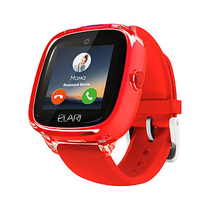 Смарт часы Elari KidPhone 4G Fresh Красный 2-027541 KP-4G-F, фото 1