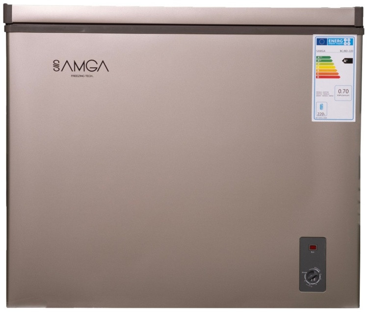 Морозильник SAMGA BC/BD 220 золотистый