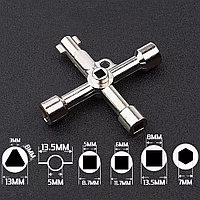 Универсальный многофункциональный ключ 6 в 1 для счетчиков, лифтов, шлагбаумов, автоматики ворот (автоматических ворот) итд.