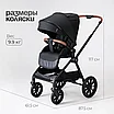 Коляска детская 2 в 1 TOMIX "Travel", (Black, фото 5