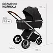Коляска детская 3 в 1 TOMIX "Adele", (Black), фото 6