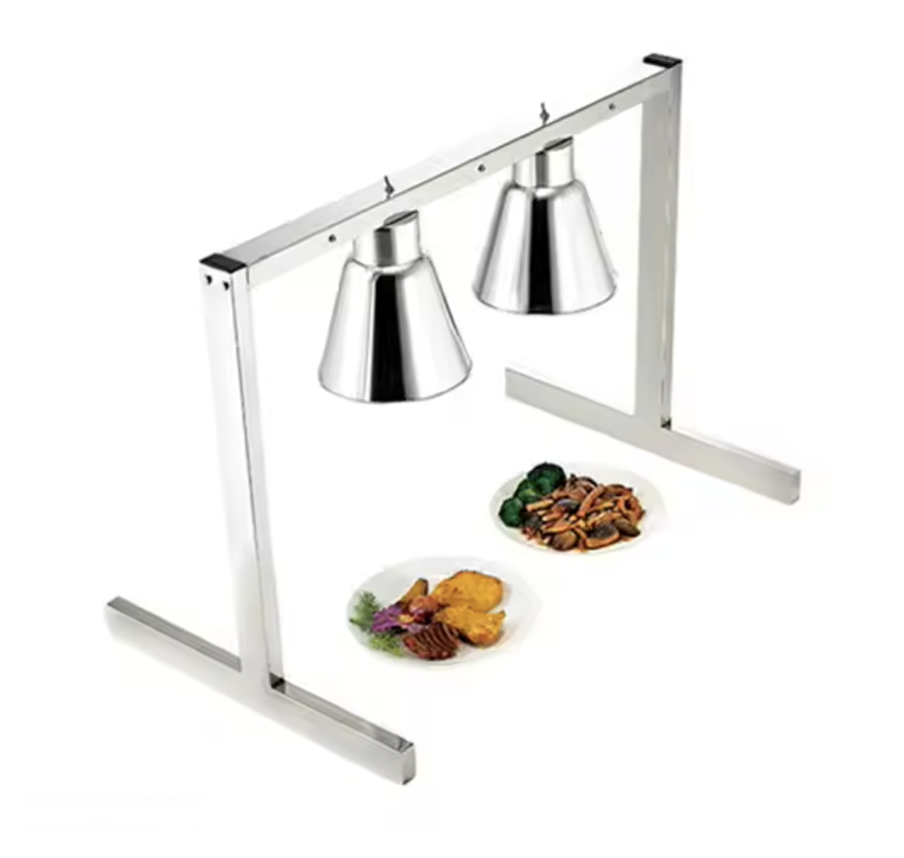 Лампа для подогрева Двойная, Настольная. Серебро G041-SILVER