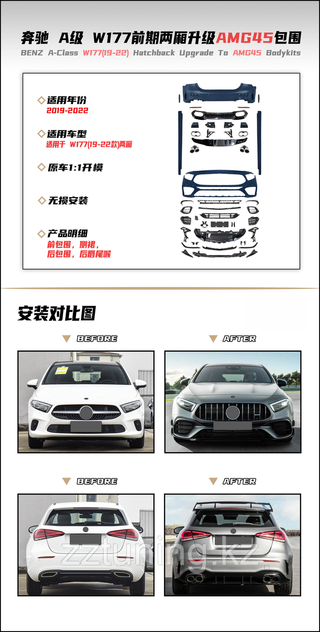 Обвес Амг для W177, фото 1