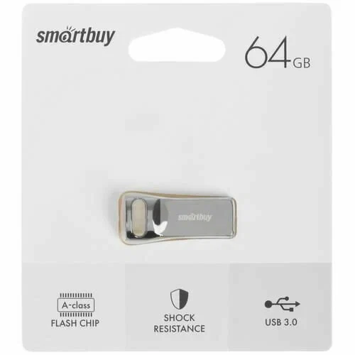 3.0 USB накопитель Smartbuy 64GB M2 Серебро, фото 1