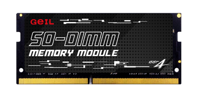 Оперативная память для ноутбука 4GB DDR4 2400MHz GEIL PC4-19200 SO-DIMM 1.2V GS44GB2400C17S