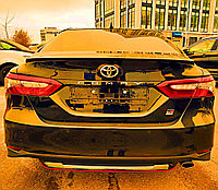 Накладка на задний бампер "GR Design" (стеклопластик) для Toyota Camry V70 / Toyota Camry V75