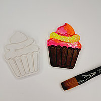 Набор из гипса "Пирожные", фигурки 2д- 10 штук