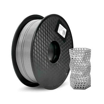 Пластиковая нить для 3D принтера (PETG+PC) СЕРАЯ