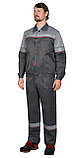 Костюм СИРИУС-ЛЕГИОНЕР куртка кор., п/к темно-серый со светло-серым и СОП, фото 3