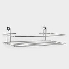 Полка для ванной прямая, 34×11,5×4,5 см, хром