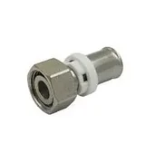 Пресс-фитинг с накидной гайкой и прокладкой O-ring 16х1/2" TIM (30/240)