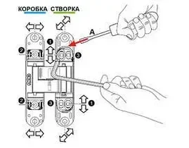 AGB E30200.06.93 ECLIPSE 3.2 жасырын ілмегі қабаттасуы бар қара түсті, фото 2