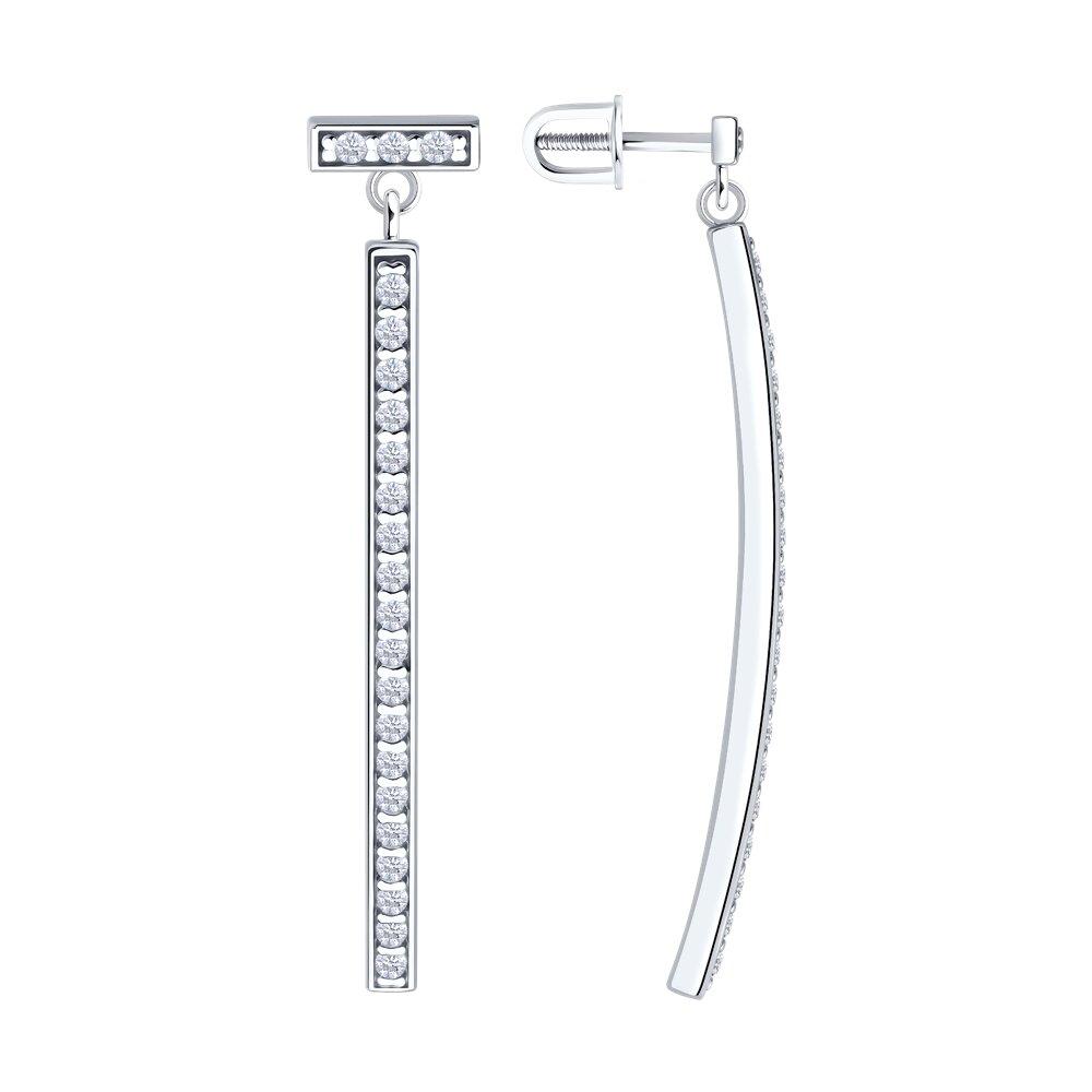 Серьги 94-122-02261-1 вставка, фото 1