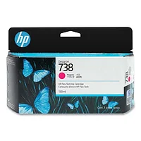 HP 498N6A 738 130-ml Magenta DesignJet Ink Cartridge for DesignJet T850 130 ml. HP 738 130-ml Magenta DesignJet Ink Cartridge for