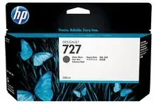 HP C1Q12A Matte Black Ink Cartridge №727 for DesignJet T1500/T2500/T920, 300 ml.