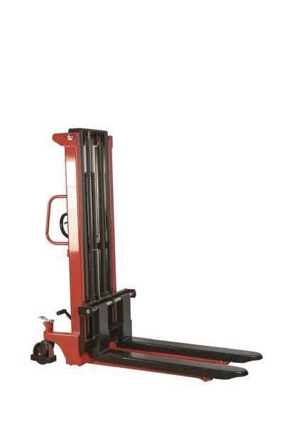 Штабелер ручной гидравлический TOR CTY-EH 1 т 2,5 м с раздвижными вилами, фото 1